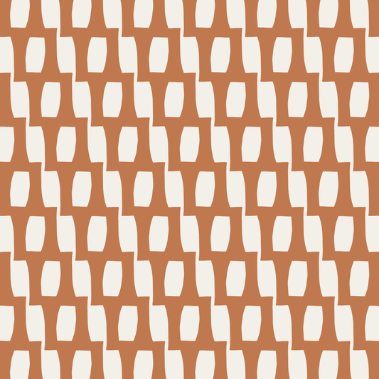 Honeycomb (Warm White/Copper) - Fabric