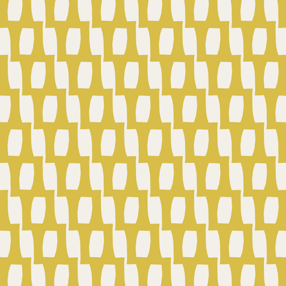 Honeycomb (Warm White/Lemon) - Fabric