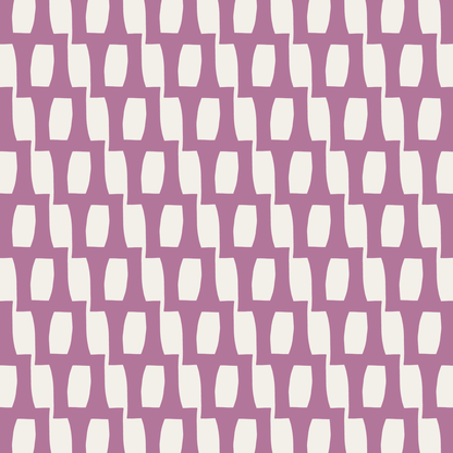 Honeycomb (Warm White/Orchid) - Fabric
