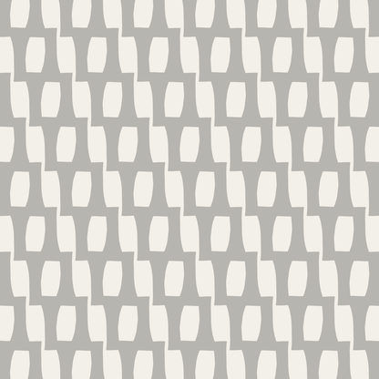 Honeycomb (Warm White/Stone Gray) - Fabric