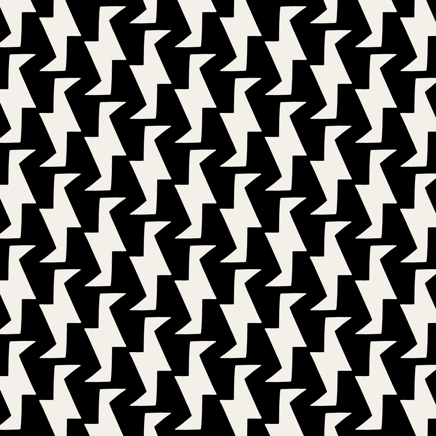 Troupe (Black/Warm White) - Fabric
