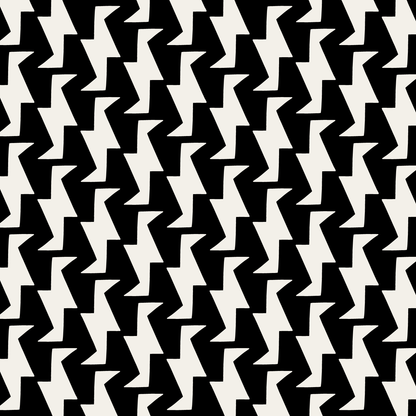 Troupe (Black/Warm White) - Fabric
