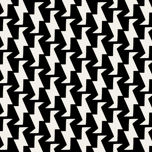 Troupe (Black/Warm White) - Fabric