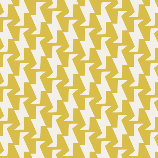 Troupe (Lemon/Warm White) - Fabric