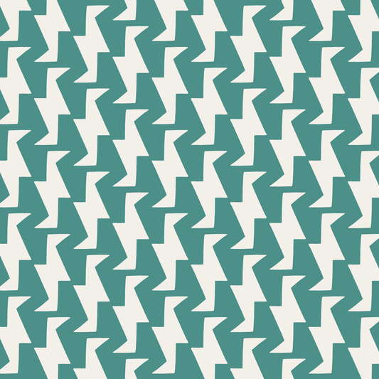 Troupe (Pine Green/Warm White) - Fabric