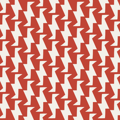 Troupe (Red/Warm White) - Fabric