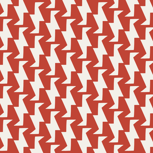 Troupe (Red/Warm White) - Fabric