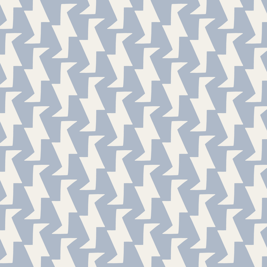 Troupe (Sky Blue/Warm White) - Fabric