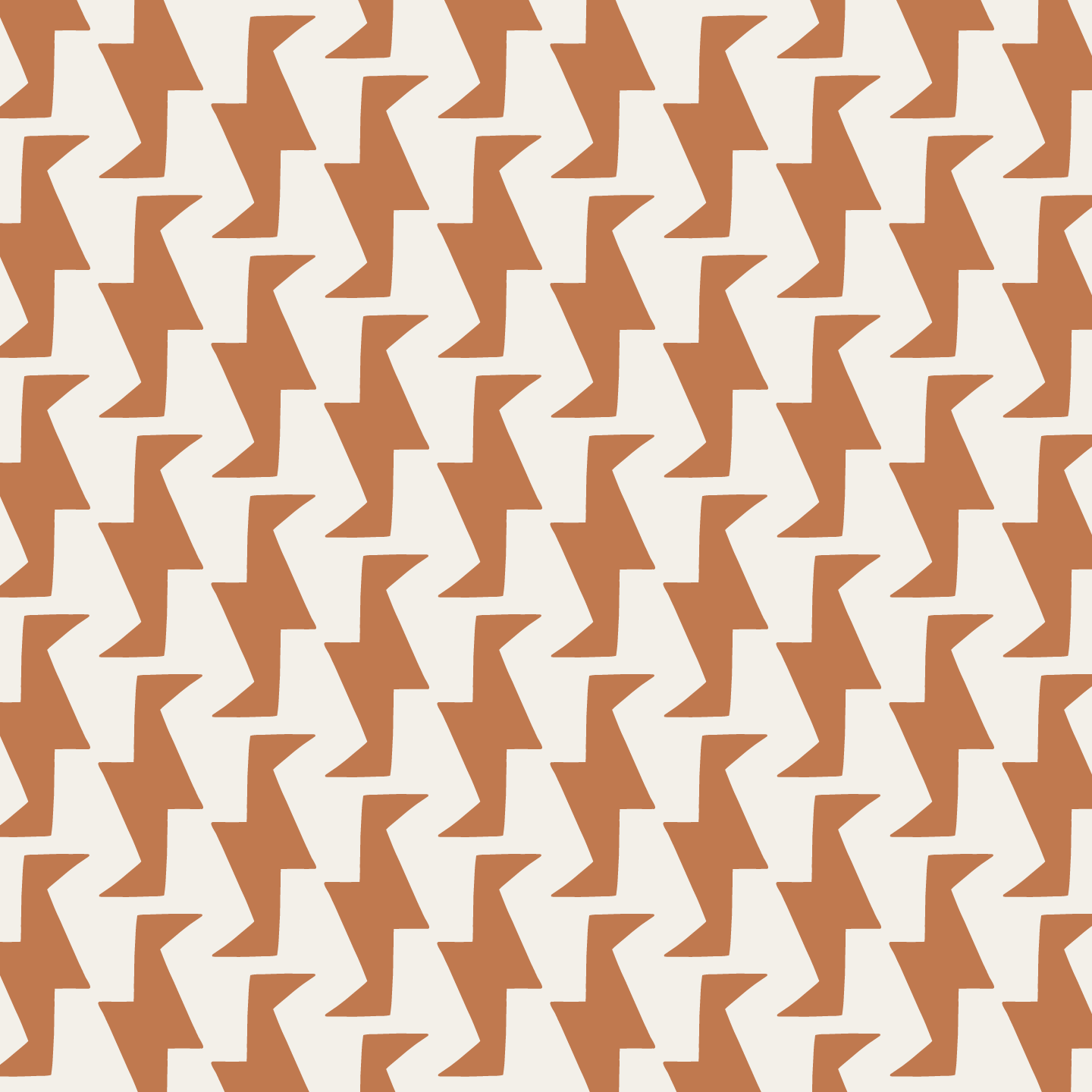 Troupe (Warm White/Copper) - Fabric