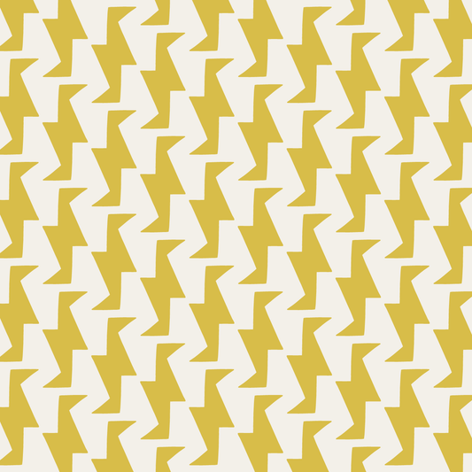 Troupe (Warm White/Lemon) - Fabric
