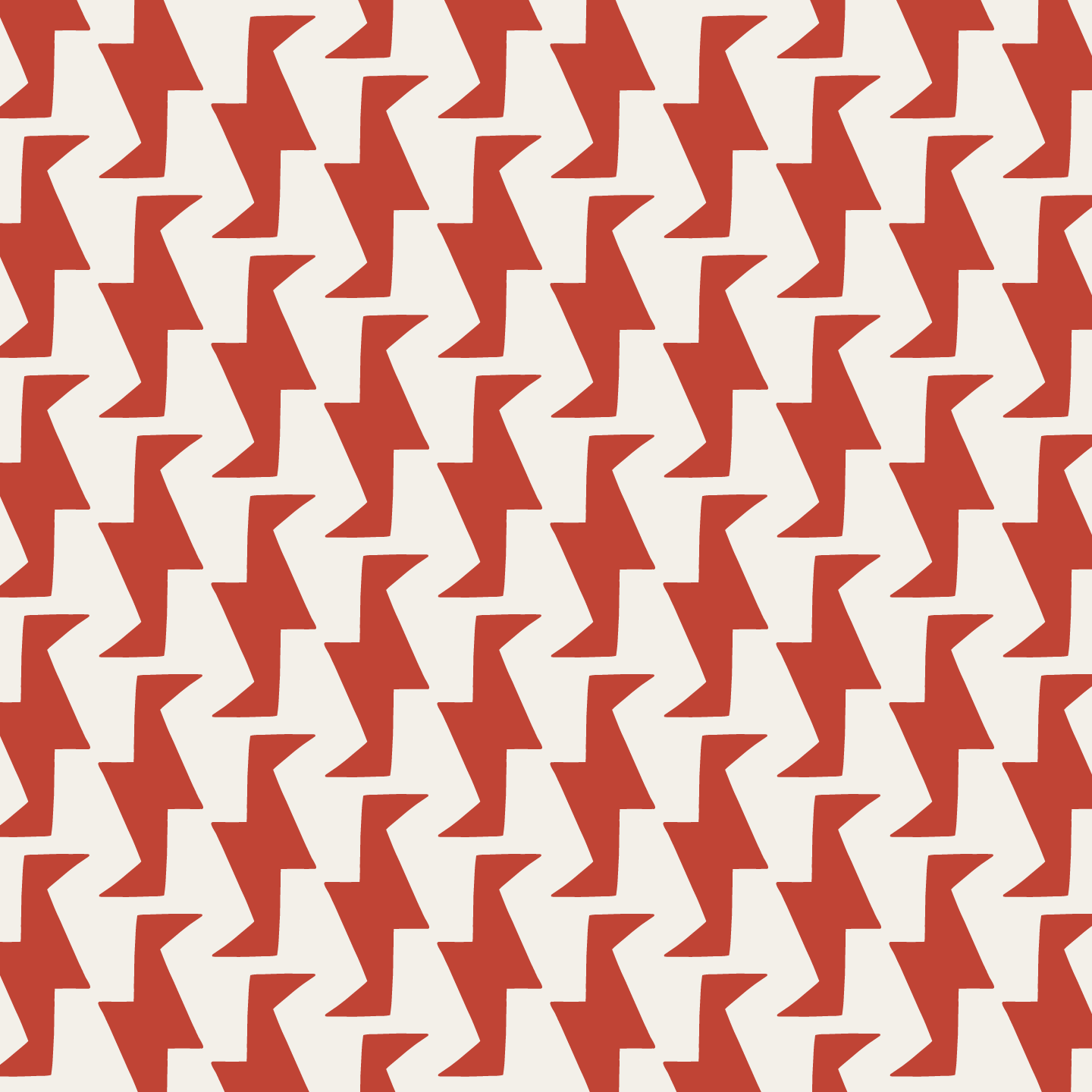 Troupe (Warm White/Red) - Fabric