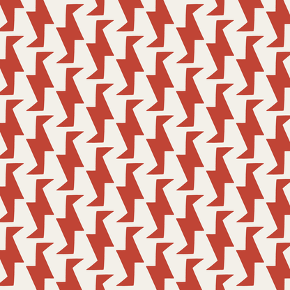 Troupe (Warm White/Red) - Fabric