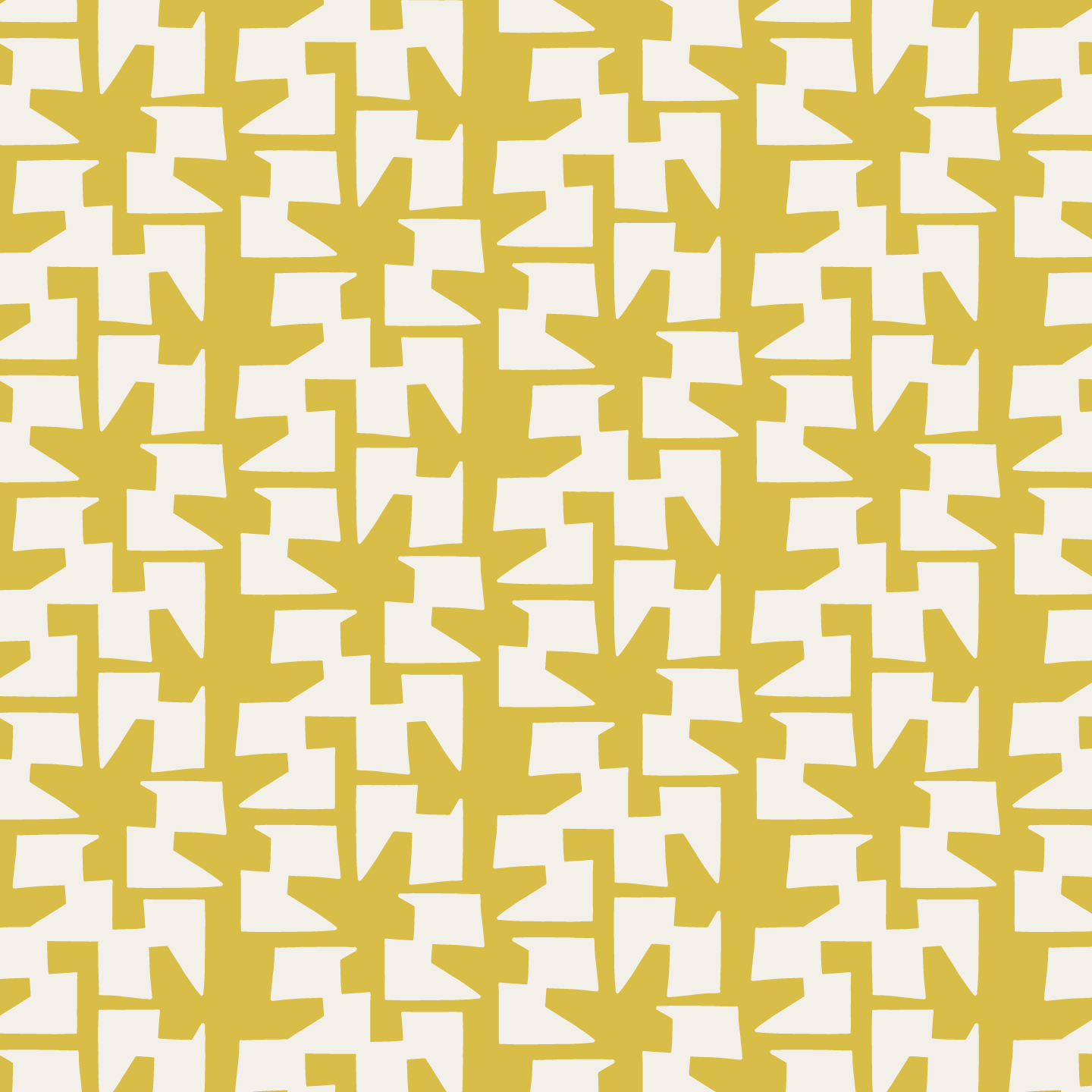 Cha Cha (Lemon/Warm White) - Fabric