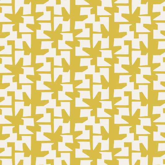 Cha Cha (Lemon/Warm White) - Fabric