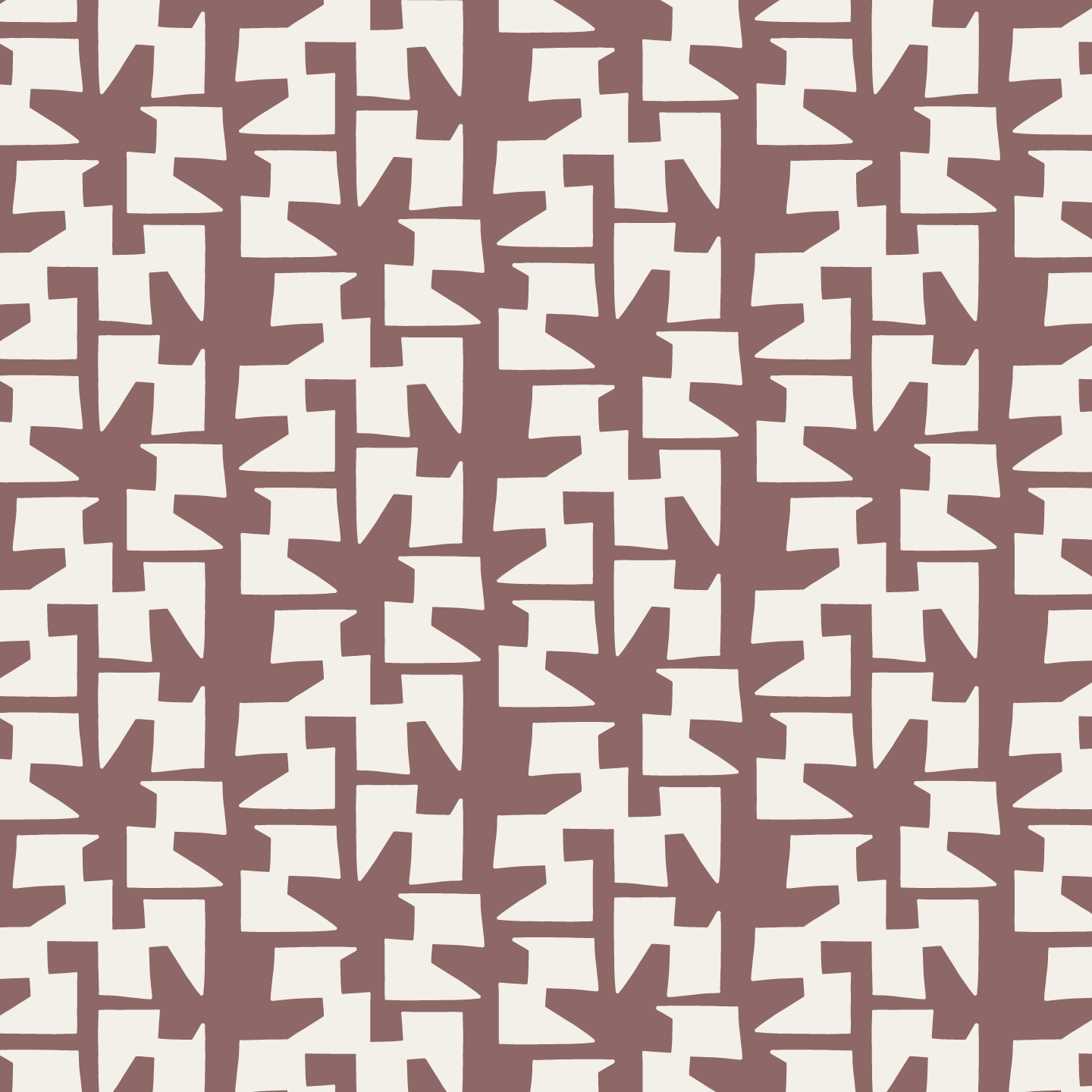 Cha Cha (Mocha/Warm White) - Fabric