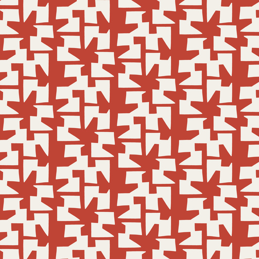 Cha Cha (Red/Warm White) - Fabric