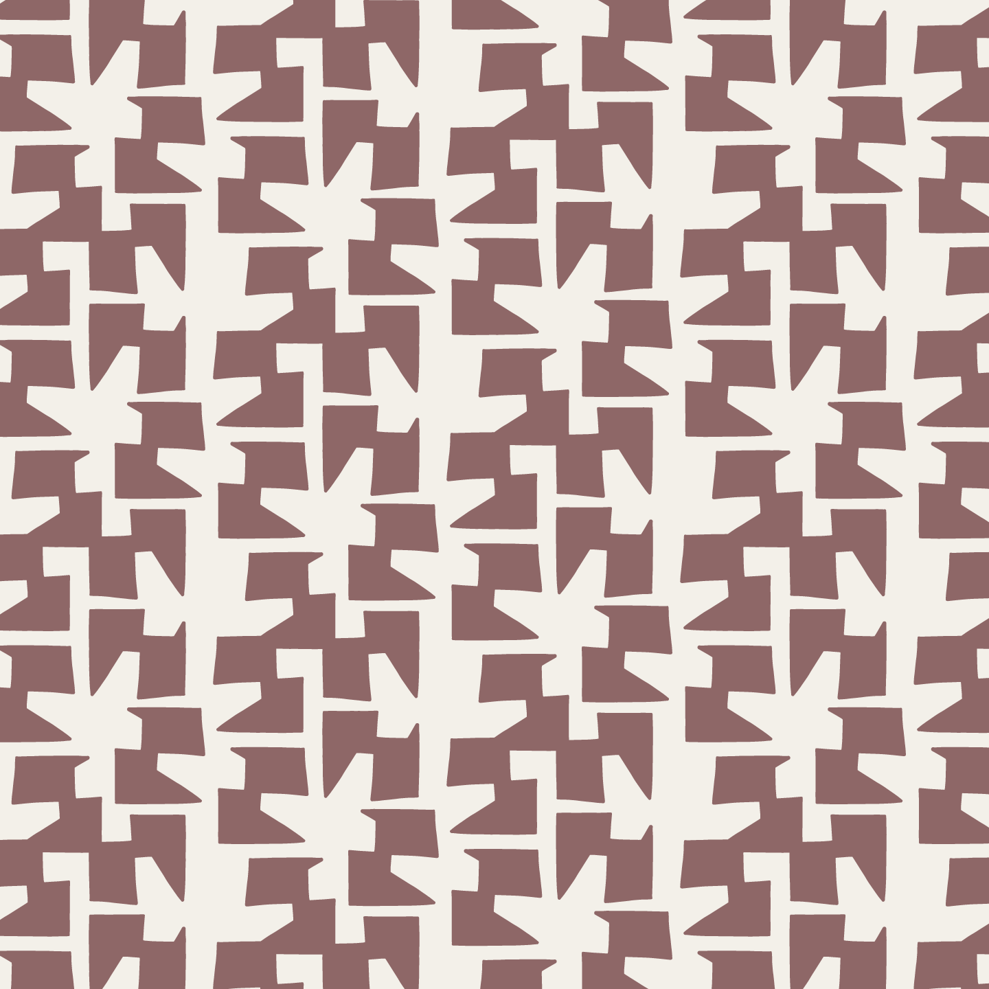 Cha Cha (Warm White/Mocha) - Fabric