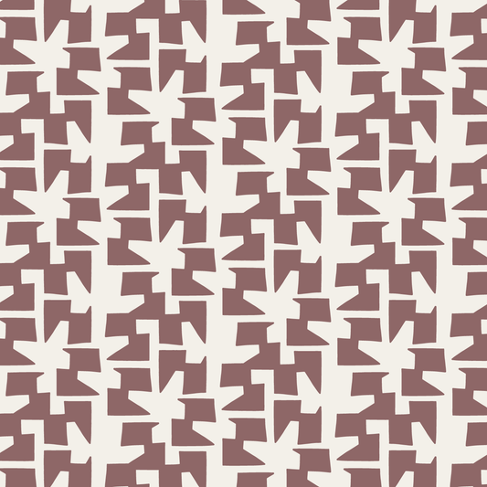 Cha Cha (Warm White/Mocha) - Fabric