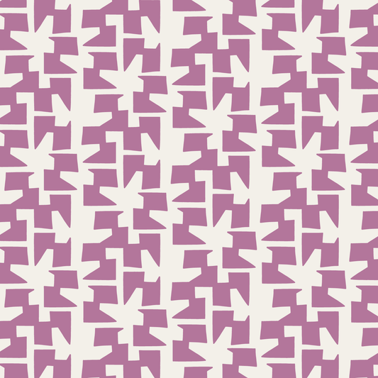 Cha Cha (Warm White/Orchid) - Fabric