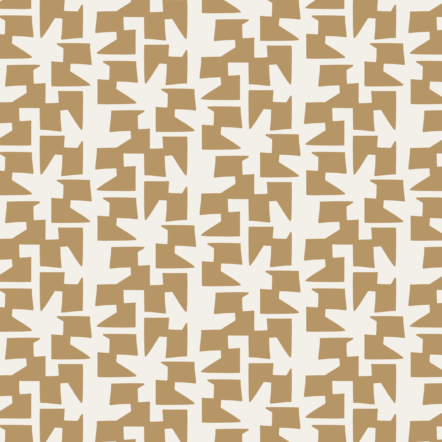 Cha Cha (Warm White/Sand) - Fabric