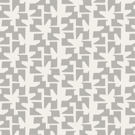 Cha Cha (Warm White/Stone Gray) - Fabric