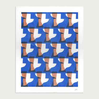 Flock - 11" x 14" Risograph Art Print