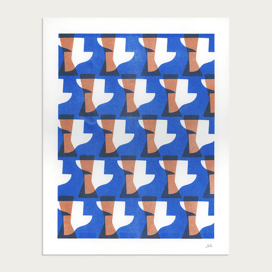 Flock - 11" x 14" Risograph Art Print