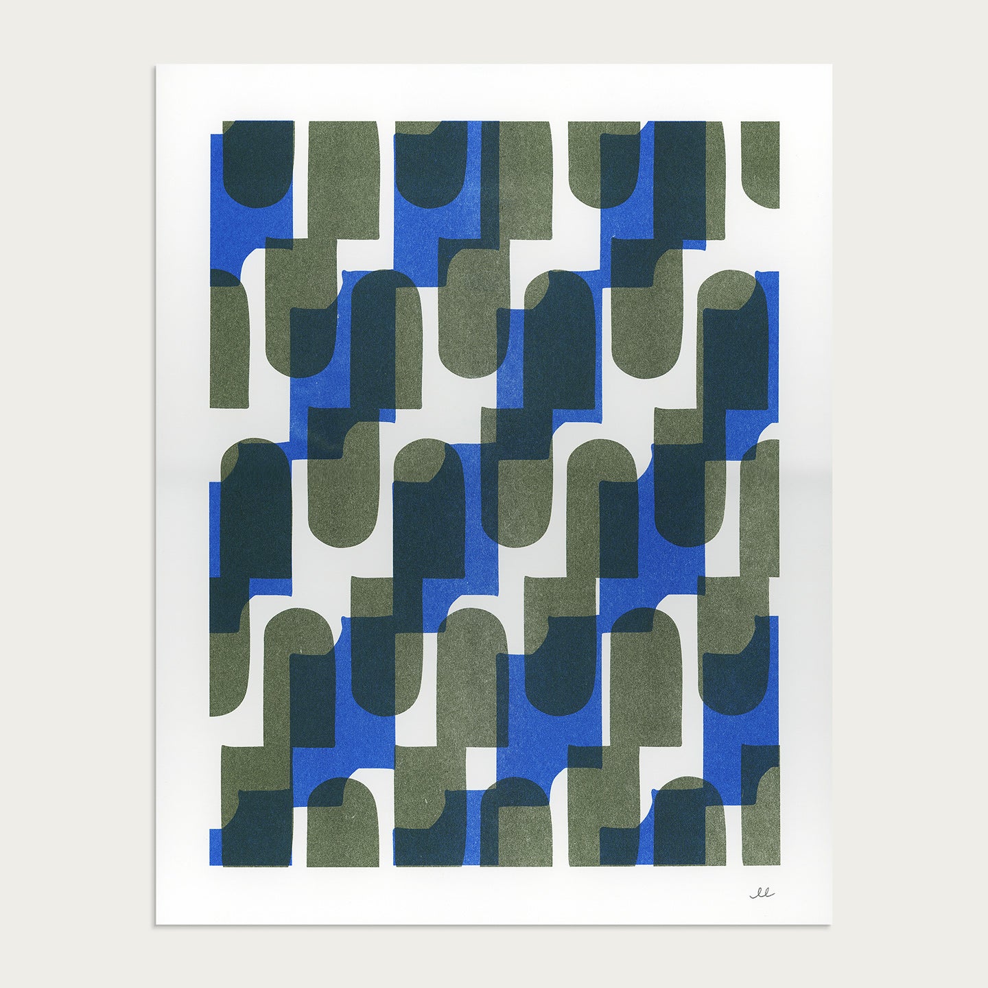 Pond - 11" x 14" Risograph Art Print
