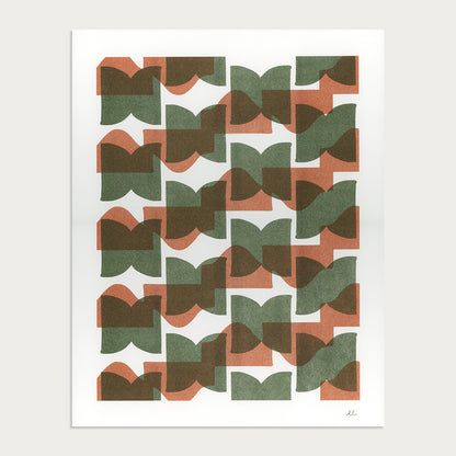 Succulents - 11" x 14" Risograph Art Print
