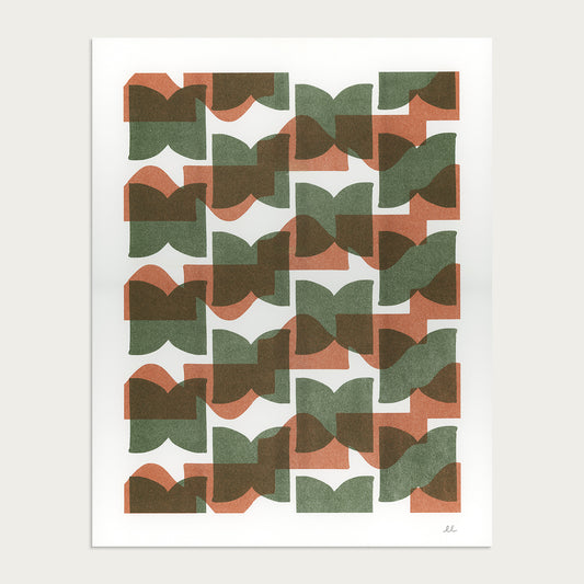 Succulents - 11" x 14" Risograph Art Print