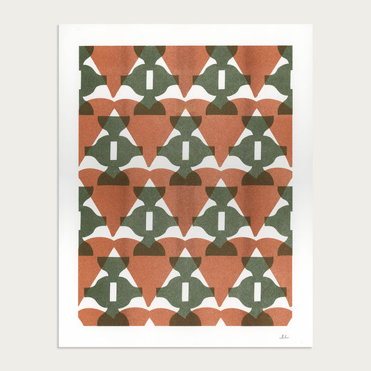 Wind Chimes - 11" x 14" Risograph Art Print