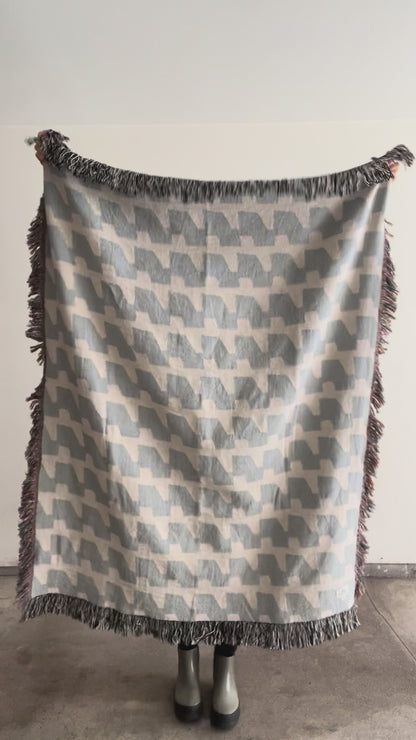Waves - 50" x 60" Jacquard Woven Blanket