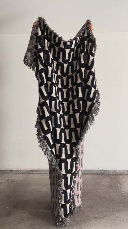 Flow - 60" x 80" Jacquard Woven Blanket